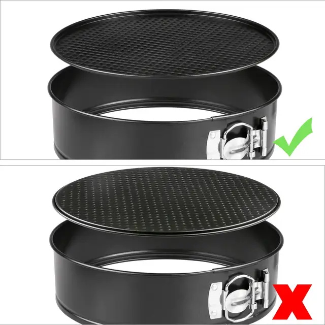 Generic Mini Springform Pans, Set Small Cheesecake Pan With Leak