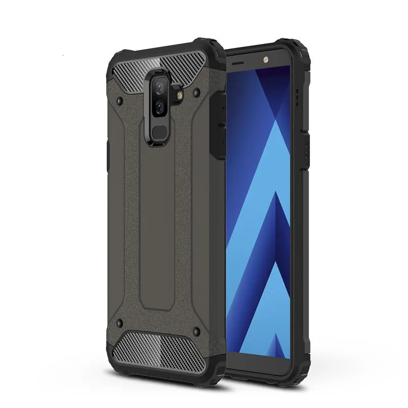 Bronze 100 шт. чехол для телефона для samsung J260 J3 J5 J7 J2 Core J4 Plus J6 Prime J8 для тяжелых условий эксплуатации противоударный защитный усиленный чехол - Цвет: Bronze