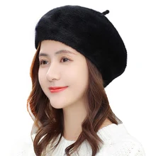 Зимние шапки для женщин, вязаная шапка-Вуалетка, женская шапка, повседневные тянущиеся вязаные шапки для девочек, одноцветная теплая шапка для женщин