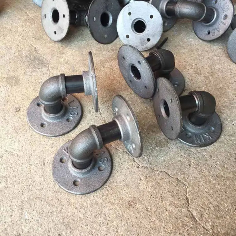 2 шт. промышленный настенный Железный кронштейн для полки труб плавающий