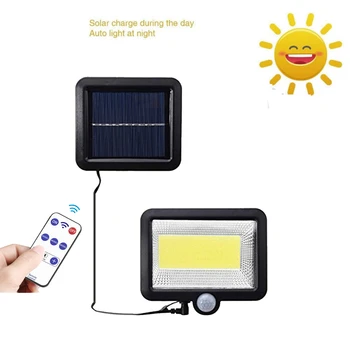

100 LED solar Degree Radar Sensor Led Lamp Night Light Motion Detector Smart ON/OFF Energy Saving Outdoor Emergency Lighting sep