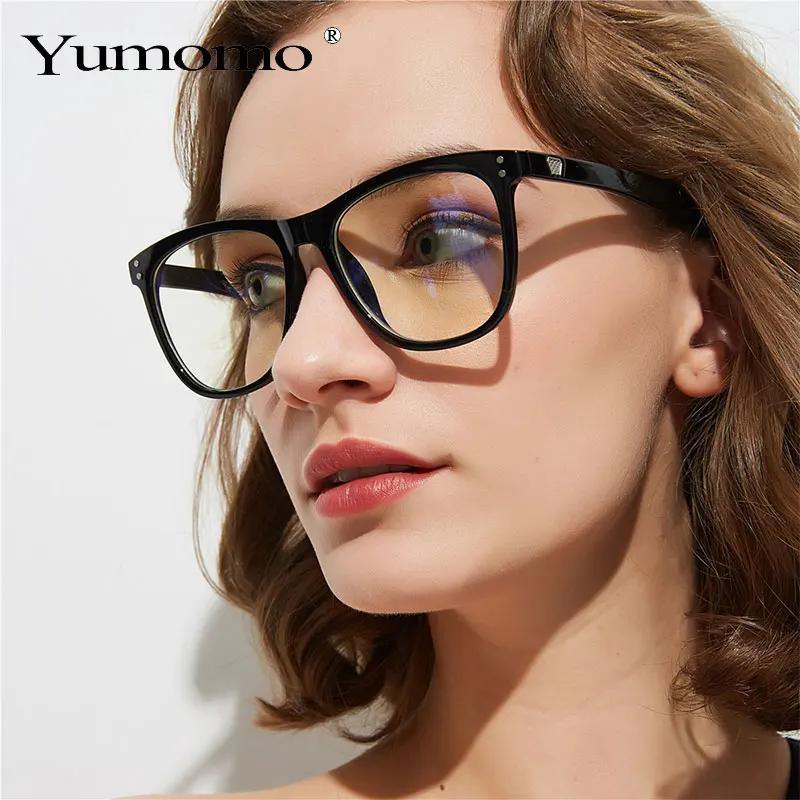 Плоский Топ анти-синий свет Солнцезащитные очки оверсайз Мужские Женские квадратные солнцезащитные очки для женщин Модный известный бренд очки UV400