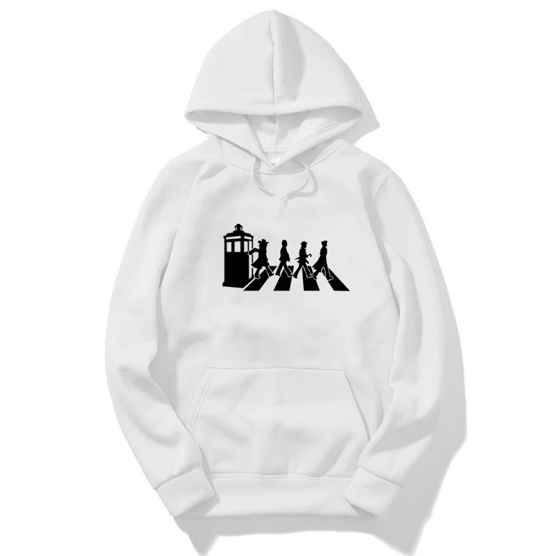 Hoodie 8 С изображением Доктора Кто Harajuku/спортивная одежда для мальчиков-подростков повседневные толстовки Для мужчин хлопка с капюшоном осень унисекс милые вязаные пуловеры с капюшоном - Цвет: Hoodie 8