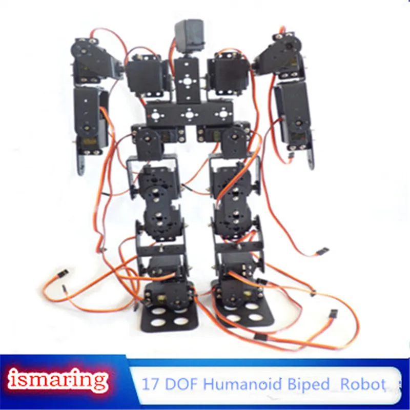 17 DOF Humanoid Biped Walking Robot Aluminum Alloy Bracket High Torque Servo For DIY Demo Programming Teaching RC Toy | Игрушки и хобби