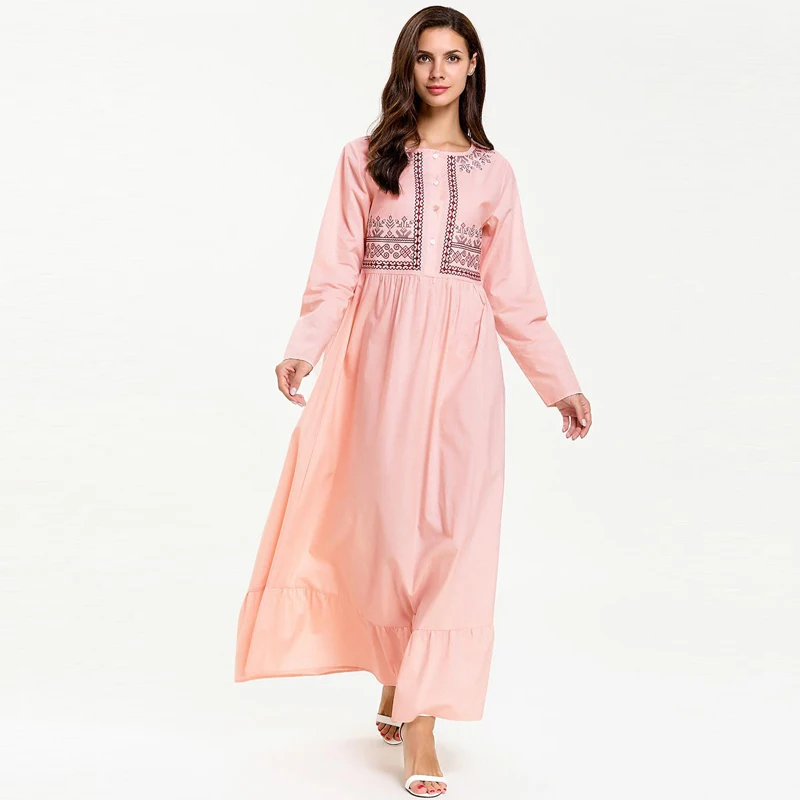 Vestidos кафтан арабский абайя Дубай мусульманский хиджаб платье Турция женщины кафтан Marocain Eid исламское платье Рамадан Tesettur Elbise