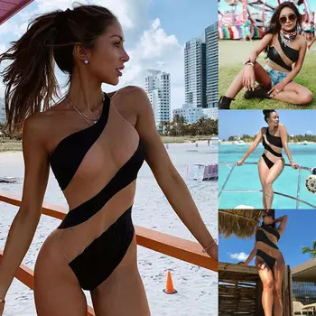 

Sexy Women Ladies One Piece Monokini Bikini Push Up Swimsuit Swimwear Bathing Beachwear