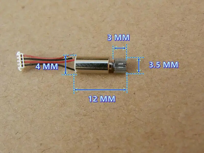 10PCS 4mm*8mm DC 1.5V-3V Micro Mini Coreless Vibrating Vibration Motor DIY Toy 