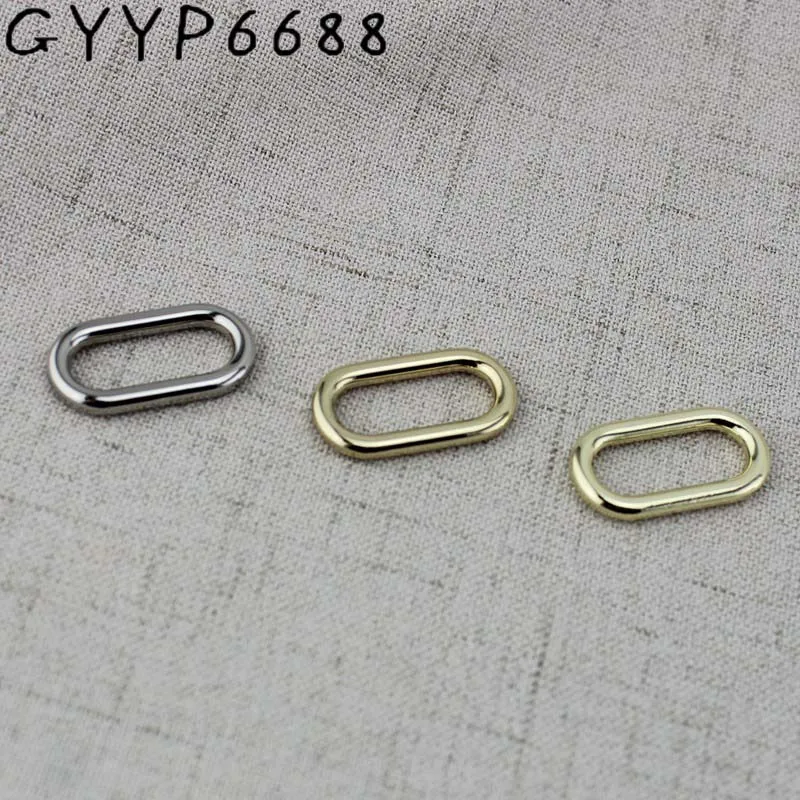 10pcs 3.0mm line 21mm nickle Metal ring for bag strap Welded Plated Oval Ring Webbing Strap strapping accessory adjustment | Багаж и сумки