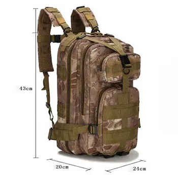Outdoor Military Rucksacks  Nylon 30L Waterproof Tactical backpack Sports Camping Hiking Trekking Fishing Hunting Bags 2