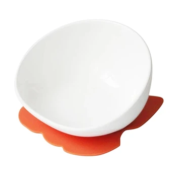 

Pet Feeder Cat Bowl Slanted Cat Ceramics Food Bowl Non Slip Dish Small Puppy Dog Wide Cat Water Bowls For Relief Fatigue