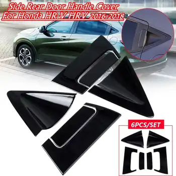 

Car Front Rear Door Handle Frame Sticker For Honda HR-V HRV 2016 2017 2018 Car Styling Gloss Black Bowl Cover Molding Decoration