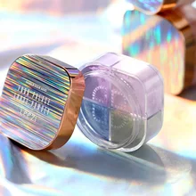 4-цветная Водонепроницаемый с четырьмя комплект макияж Косметическая пудра стойкий контроль выработки кожного жира натуральный увлажняющий тональный крем Мёд порошковой косметики