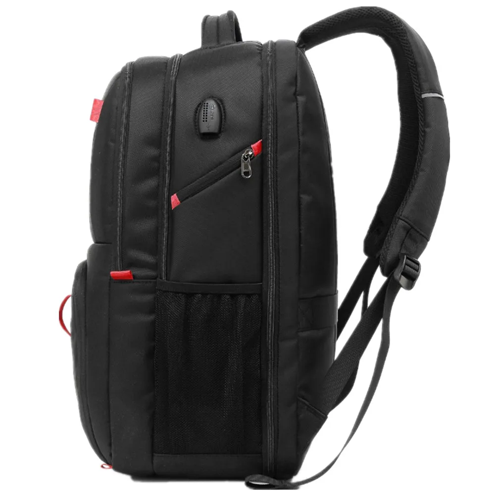 POSO рюкзак 17,3 дюймов USB рюкзак для ноутбука нейлоновый водонепроницаемый рюкзак Противоугонная дорожная сумка многофункциональный рюкзак