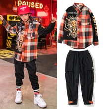 Детские костюмы для джазовых танцев для девочек, одежда в стиле хип-хоп, костюмы для уличных танцев, танцевальные костюмы для шоу, одежда для сцены, праздничная одежда, DQS3515