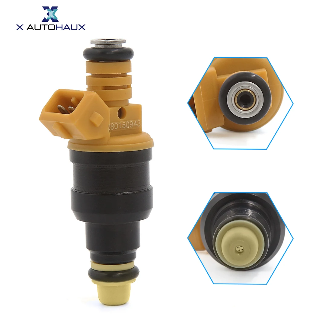 0280150943 4 Holes Fuel injector For Ford F150 E150 E250 E350 Mustang Expedition Excursion Bronco Lincoln Town Car Navigator