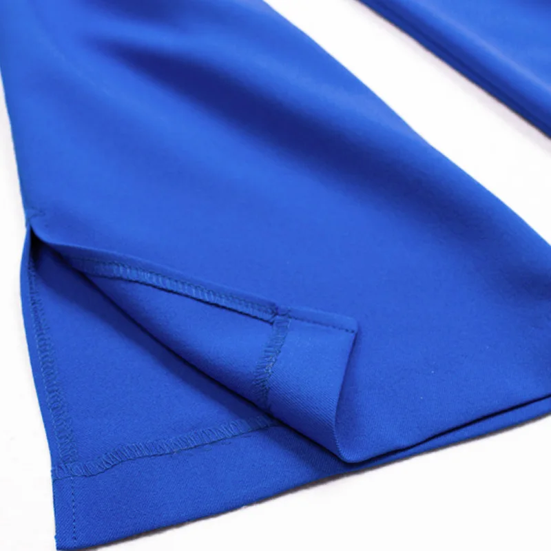 Lente en Herfst Hoge Kwaliteit Nieuwe vrouwen Professional набор OL Een Gesp Slanke Pak Hoge taylle Geopend вспышки Broek