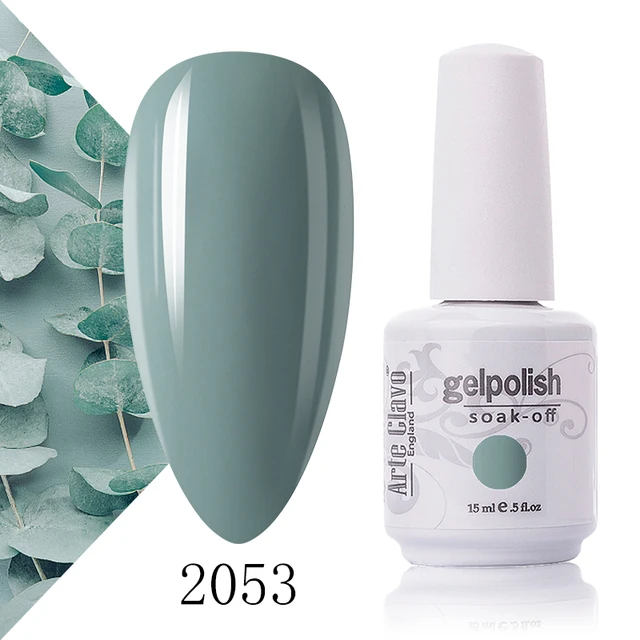 Arte Clavo 131 Colors Gel Polish Nail Gel Varnish Paint Semi Permanent Nails Art Gel Nail Polish For Manicure Top Coat Base Coat 2053