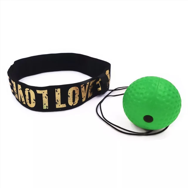 Boxing Speed Ball Head-mounted PU Punch ball MMA Sanda Training Hand Eye Reaction Home Sandbag Fitness Boxing Equipment boxeo green set