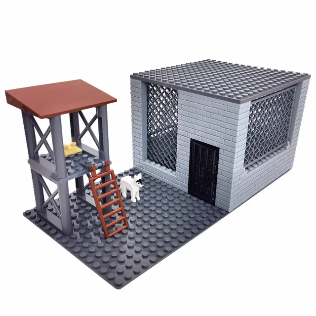 New Military Weapons Base WW2 Blocks Toys for Boys Birthday Gift Compatible Army Technical Building Bricks MOC Construction Toy weapon2-3216base
