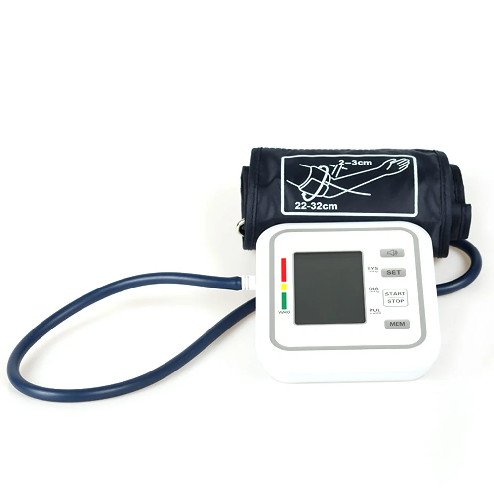 Upper Arm Automatic Electronic Blood Pressure Monitor Intelligent Blood Pressure Meter Measurement Tool With Voice Function