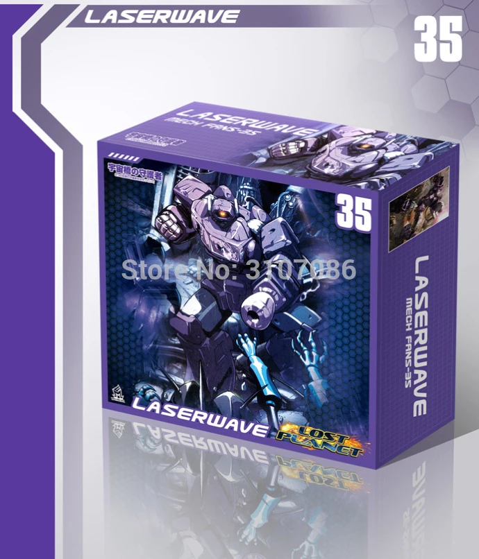 MF35 Retail Box MFT трансформация Shockwave MF35 MF-35 MF-35C MF35C G1 Pocket War Pioneer серия lost planet фигурка ко Робот Игрушки - Цвет: MF35 Retail Box