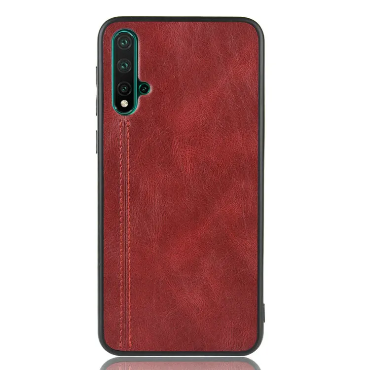 Чехол-накладка Nova5T для huawei Nova 5 T, роскошный бампер из искусственной кожи и ТПУ, противоударный чехол для huawei Nova 5 T, чехол Nova T5 5 Pro 5i