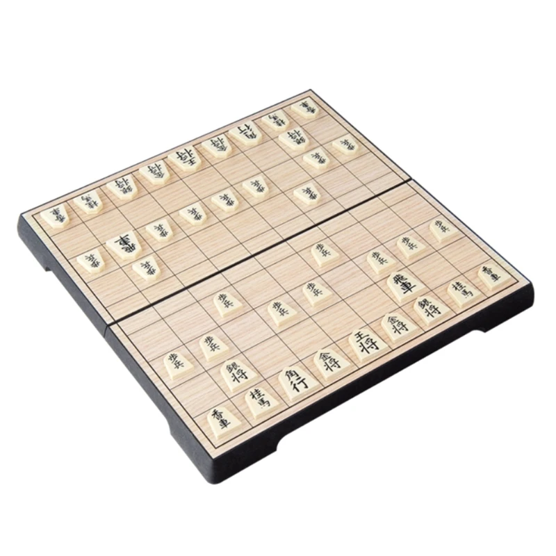 Japan Shogi Magnetic Foldable Japanese Chess Game Board Intelligence Toy 25×25×2cm | Спорт и развлечения