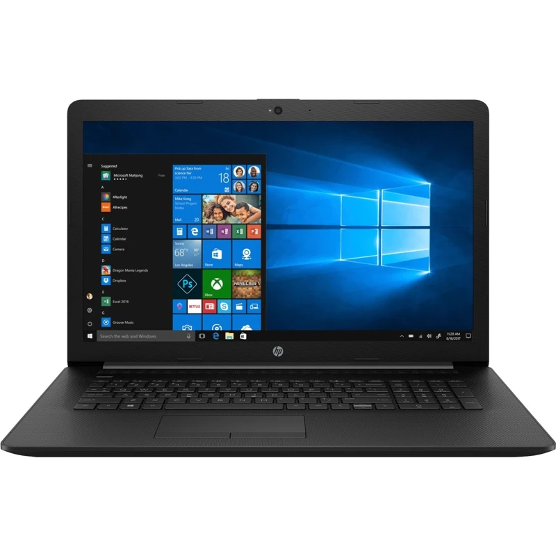 Ноутбук HP 17-by0181ur Intel Pentium Dual Core 4417U/4Gb/500Gb/DVD-RW/17.3&quot HD SVA/Intel Graphics 610/Cam/Wi-Fi/BT/Win10 |