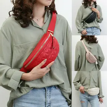 

Waist Fanny Pack Belt Bag for Women Girl Stylish PU Waist Pack with Adjustable Strap for Travel Hiking Outdoor