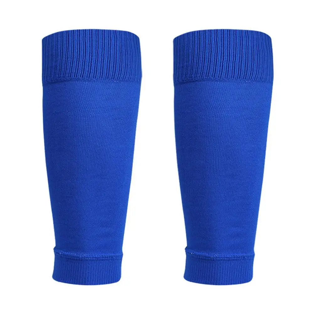 Footless Leg Compression Sock Breathable Soccer Shin Guard Pad Sleeve