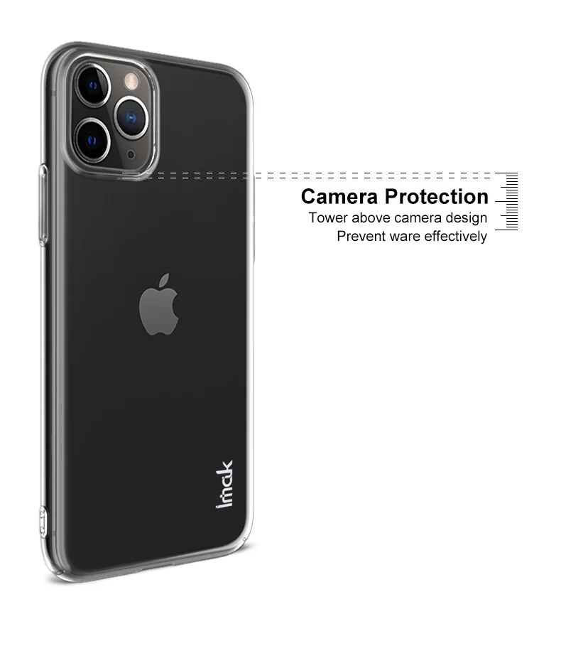 IMAK Кристалл PC Etui для Apple iPhone 11 чехол Coque iPhone 11Pro Max чехол Защита для Funda iPhone 11 Pro Max задняя крышка
