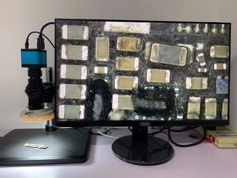 FHD 2K 23MP HDMI USB промышленный электронный цифровой видео микроскоп ...