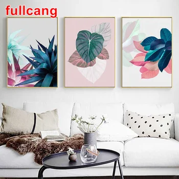 

Abstract Colored leaves landscape 5D Diy Diamond Painting Cross Stitch Triptych Full Square Round Diamond Embroidery Sale JX1205