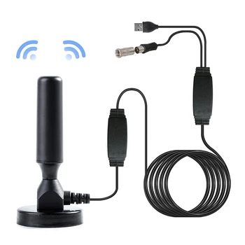 

50W 3-5V DVB-T/DMB-T/CMMB Antenna Active Antenna Digital TV Indoor Antenna With Amplifier 22dBi Aerial Receive For Home