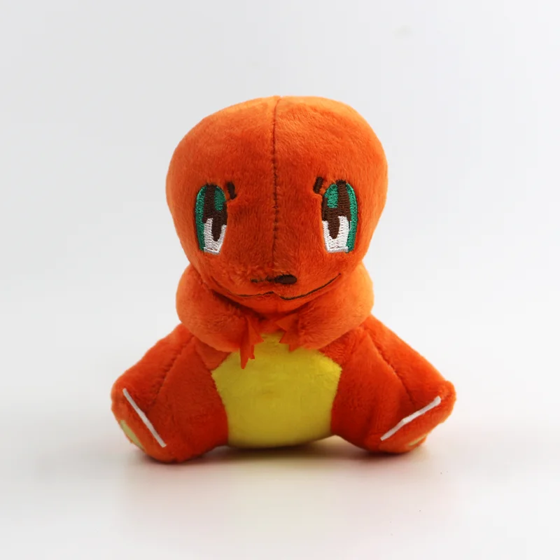 7 видов стилей 12-15 см Пикачу плюшевая игрушка Lapras Charmander Snorlax настенные наклейки Eevee мягкая игрушка кукла для детей подарок - Цвет: 13cm Charmander