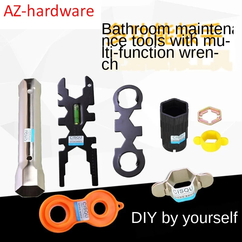 Sewer wrench faucet multifunctional sleeve repair tool toilet bubbler inlet pipe installation accessories afbeelding