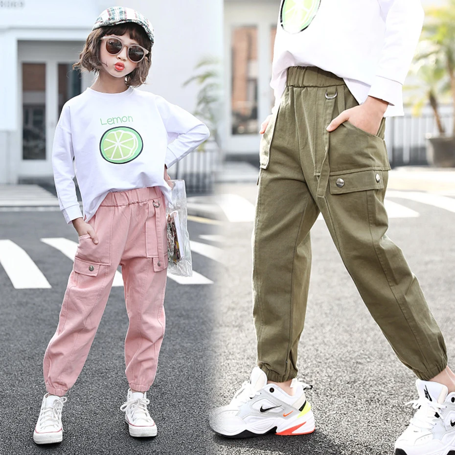 Loose Fit cargo trousers - Beige - Kids | H&M