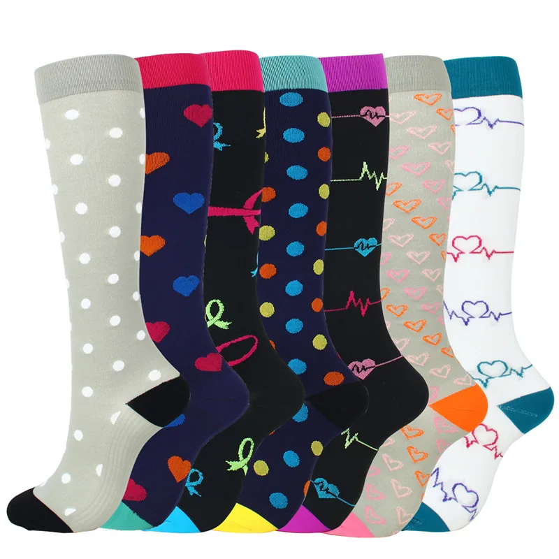 1Pairs Zipper Compression Socks Men Women Running Sports Travel Stocking Camouflage Yoga Floor Sleep Beautiful Legs Hose