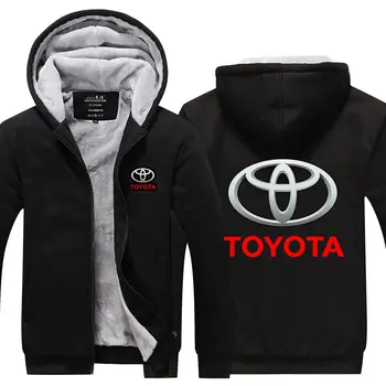 

New Fall and Winter men women Hoodie Toyota sweatshirt Thickening Hoody with Hat coat