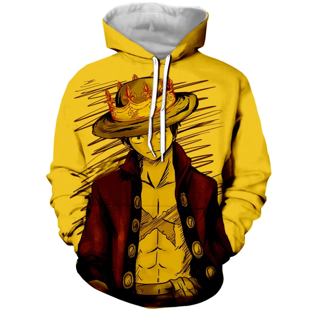 

3d print Anime One Piece Hoodies Monkey D Luffy Ace Sabo Shanks Law Battle Tracksuit Outfit Casual Outerwear Pullover Sweatshirt