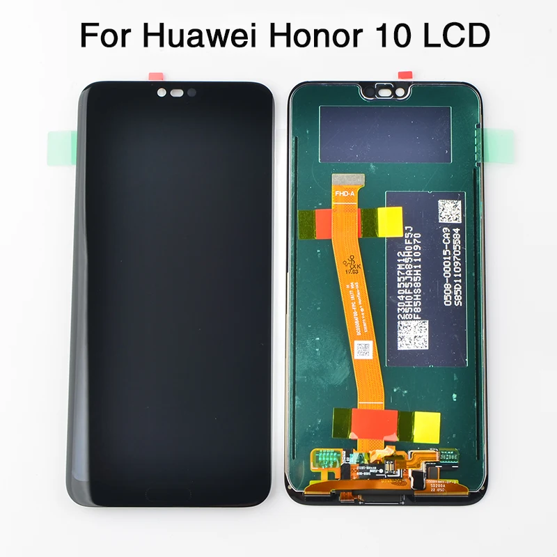

For Honor 10 Display For Huawei Honor 10 LCD Screen Display Touch Panel With Fingerprint Assembly Replacement Parts pantalla