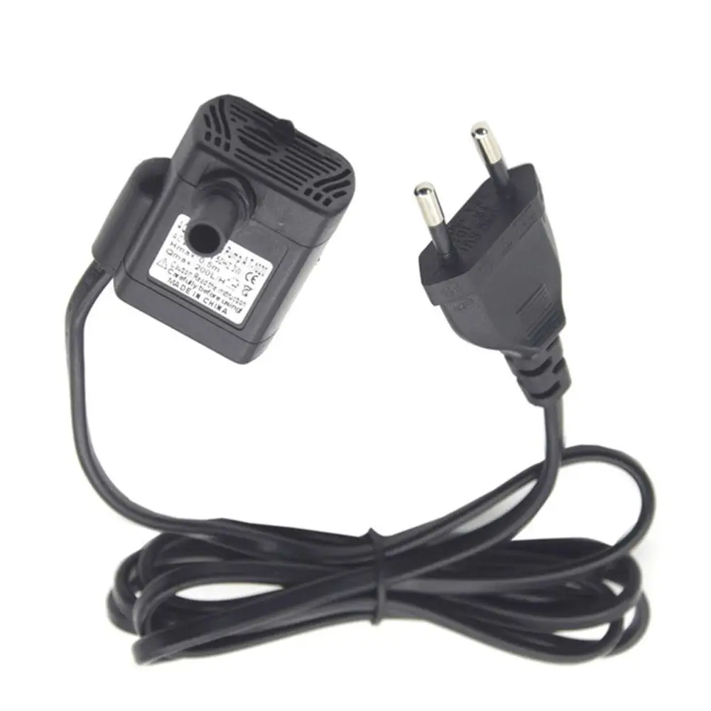 

MeterMall Submersible Water Pump Aquarium Sucking Pump Round EU Plug Sucking Water Fountain Pump Filter MeterMall Pond Aquarium