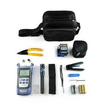 

FTTH Fiber Optic Tool Kit with Visual Fault Locator and Cable Cutter Stripper FC-6S Fiber Cleaver