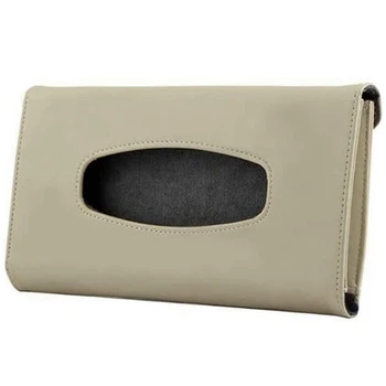 

Car Tissue Holder, Sun Visor Napkin Holder, Tissue Box Holder, PU Leather Tissue Box, Car Tissue Box