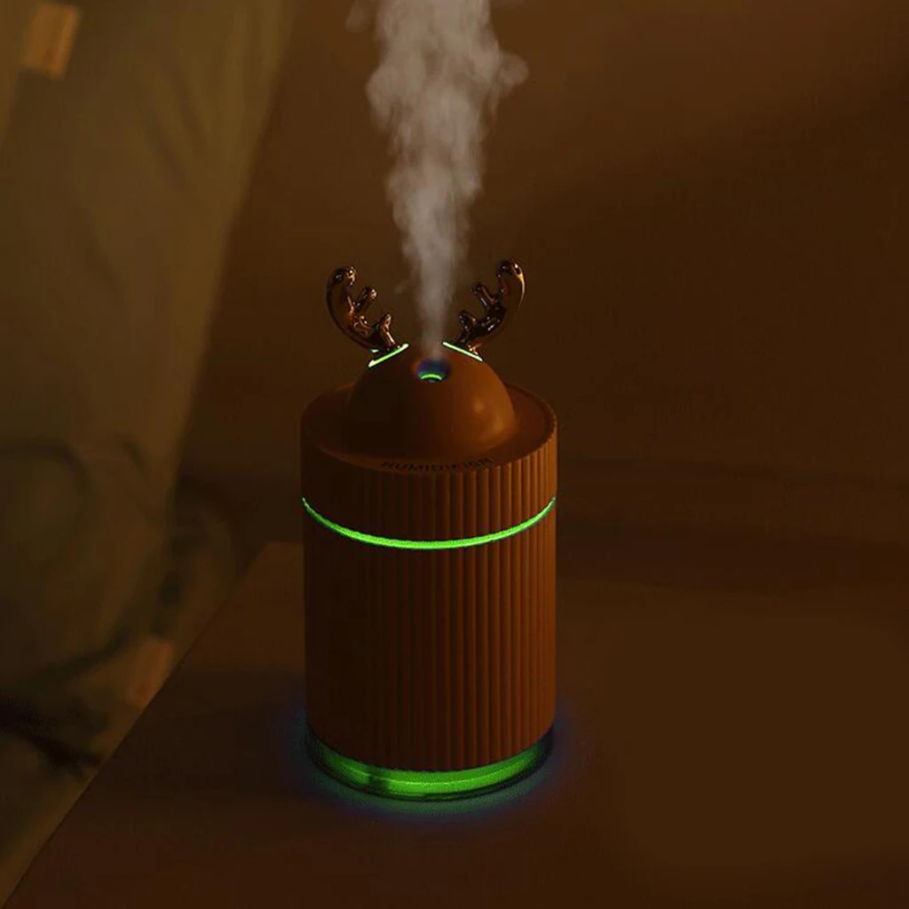 Essential Oil Diffuser & Cool Mist Air Humidifier 260ml Aromatherapy Diffuser For Car Bedroom Living Room Office Baby Room Yoga