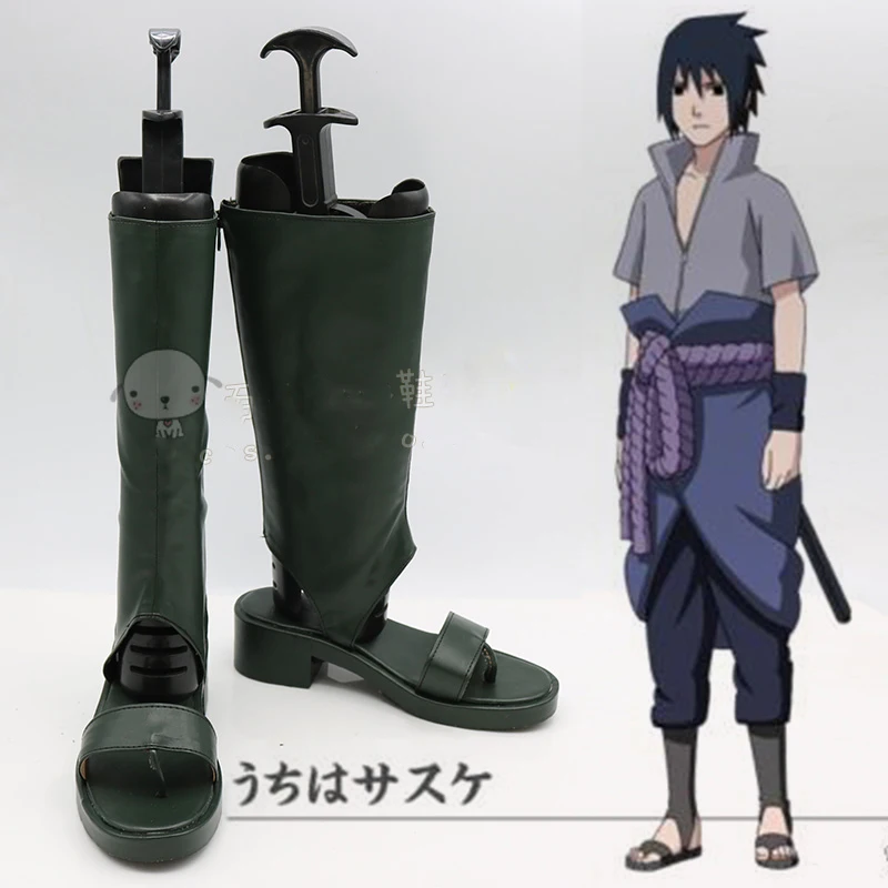Черные короткие пушистые Многослойные синтетические волосы парики Uchiha Sasuke