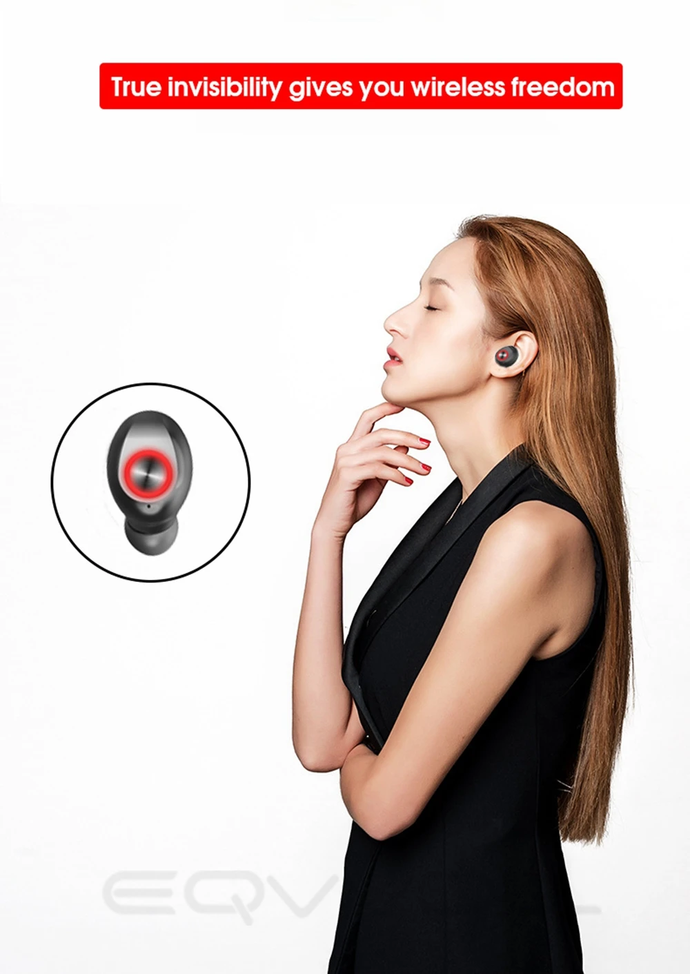 Eqvvol TWS Bluetooth 5,0 Беспроводные наушники с светодиодный дисплей зарядная коробка Микрофон Гарнитура 3D стереонаушники HiFi для телефона наушники