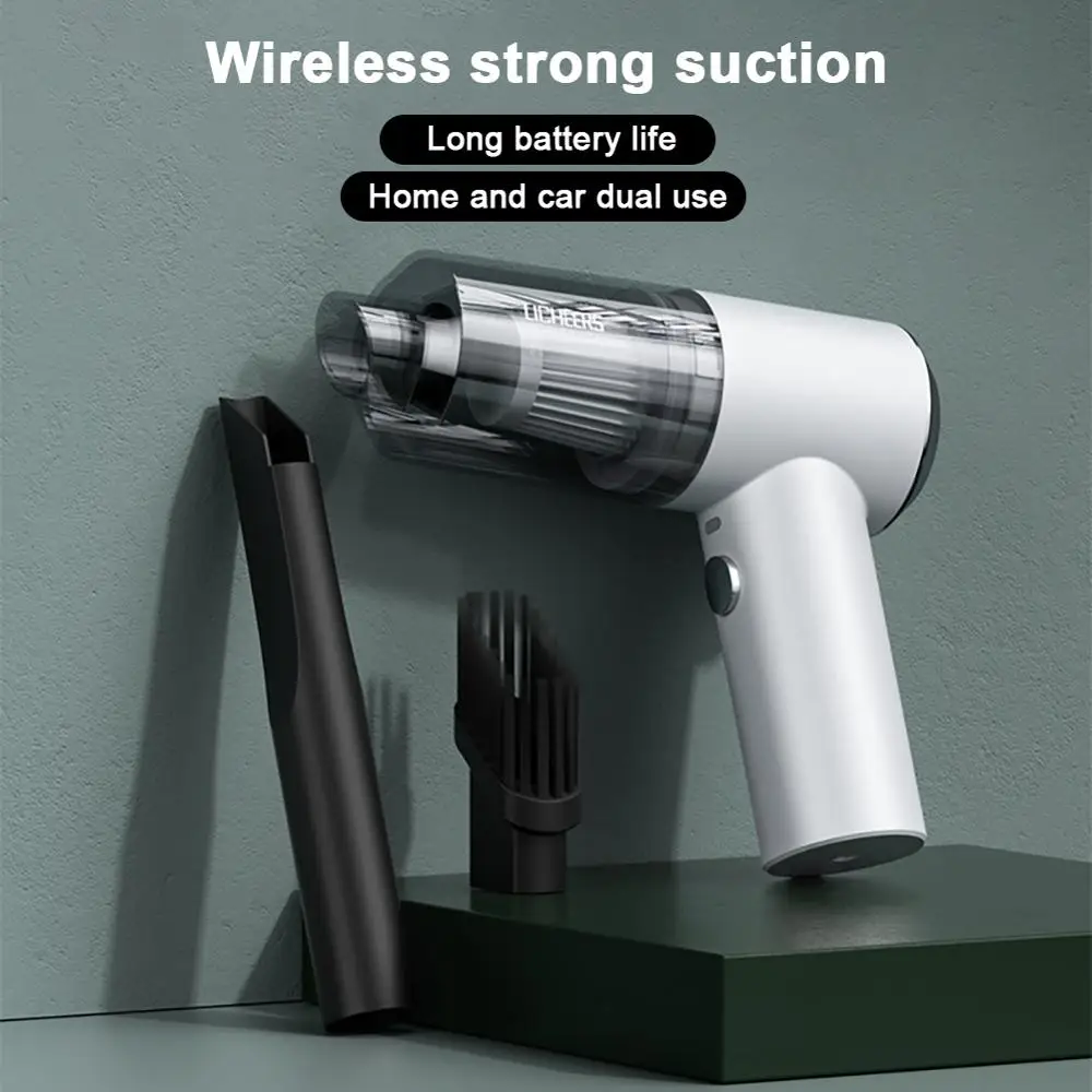 

Handheld Car Vacuum Cordless High Powerful 3500Pa Suction Portable Rechargeable Vacuum Cleaner Quick Charge for Home Pet Hair