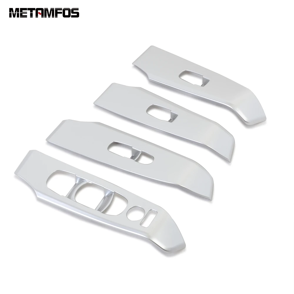 ABS Matte Plastic Для Nissan Altima углеродное волокно Переключатель Стеклоподъемника накладка внутри подлокотника декоративная рамка интерьерные автомобильные аксессуары - Название цвета: ABS Matte Plastic