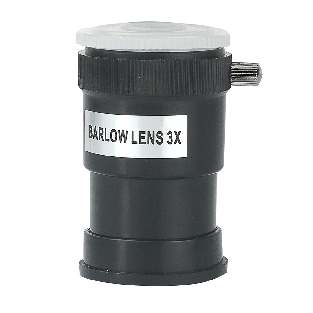 EYSDON 3X Barlow Lens Plastic for 1.25 Inch Astronomical Telescope Short Focus - Economical And Practical Multiplier Lens 2